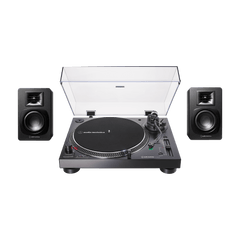 Direct-Drive Wireless Turntable and Speaker Bundle AT-LP120XBT-USB-BDL3X