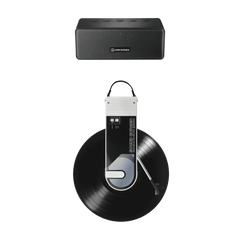 Sound Burger Portable Bluetooth Turntable and Speaker Bundle AT-SB727-BDL65X