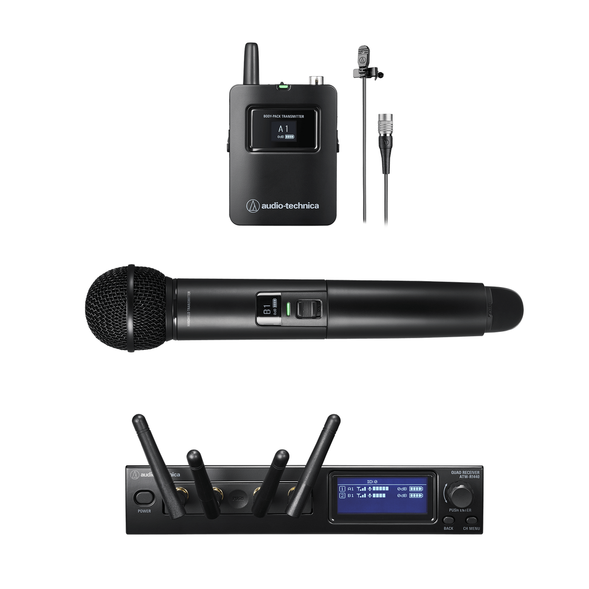 System 20 PRO Dual (Handheld and Lavalier Microphone) System ATW-1423/L