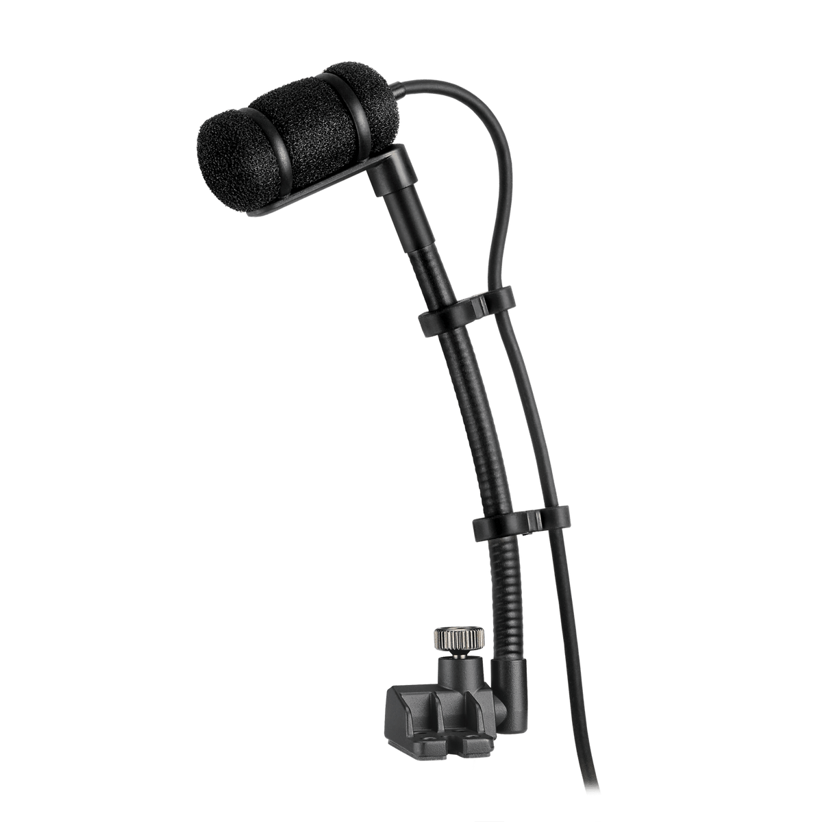 Cardioid Condenser Instrument Microphone with Surface Mounting System (5" Gooseneck) ATM350S
