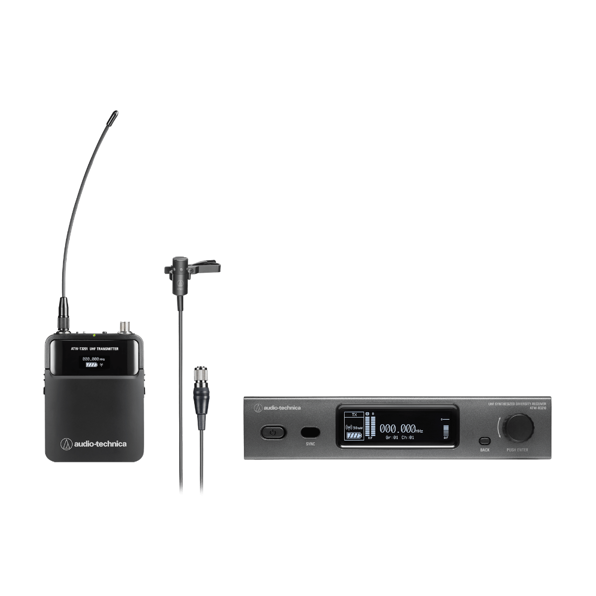 3000 Series Wireless Lavalier Microphone System ATW-3211/831