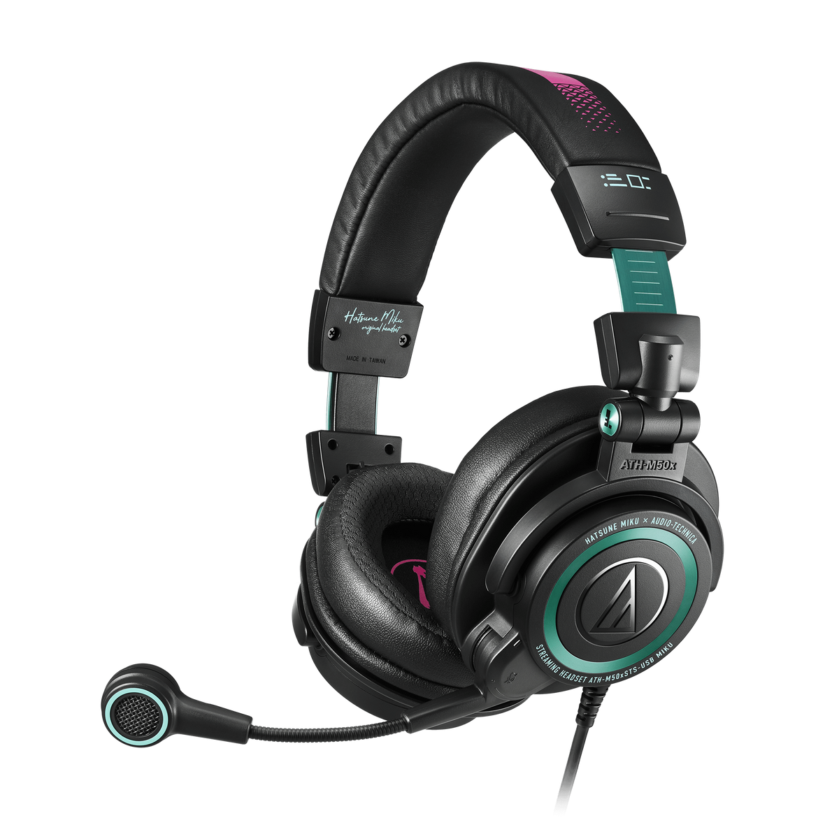 Limited Edition USB Streaming Headset ATH-M50xSTS-USB MIKU