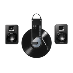 Sound Burger Portable Bluetooth Turntable and Speaker Bundle AT-SB727-BDL3X
